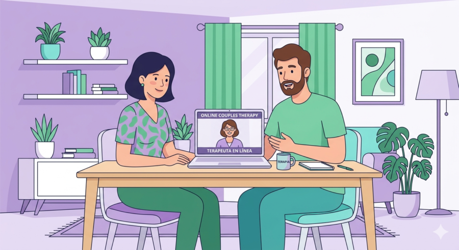 Terapia de pareja online solución