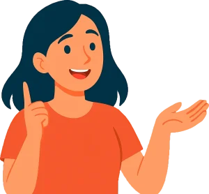 Mujer preguntando vectorizado Mujer preguntando vectorizado